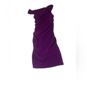Badgley Mischka Vibrant Purple Dress
